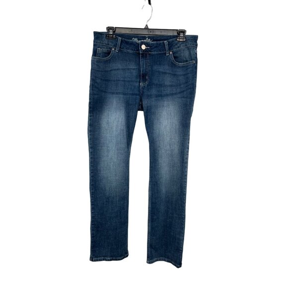 Wrangler Jeans Juniors 17x34 Straight Fit 1009MWTMS Denim Gently Used - Picture 1 of 15